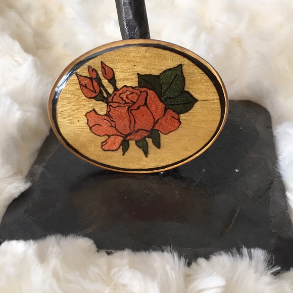 Harmony Metals Accessories - Harmony Metals Vintage ‘Rose’ Belt Buckle